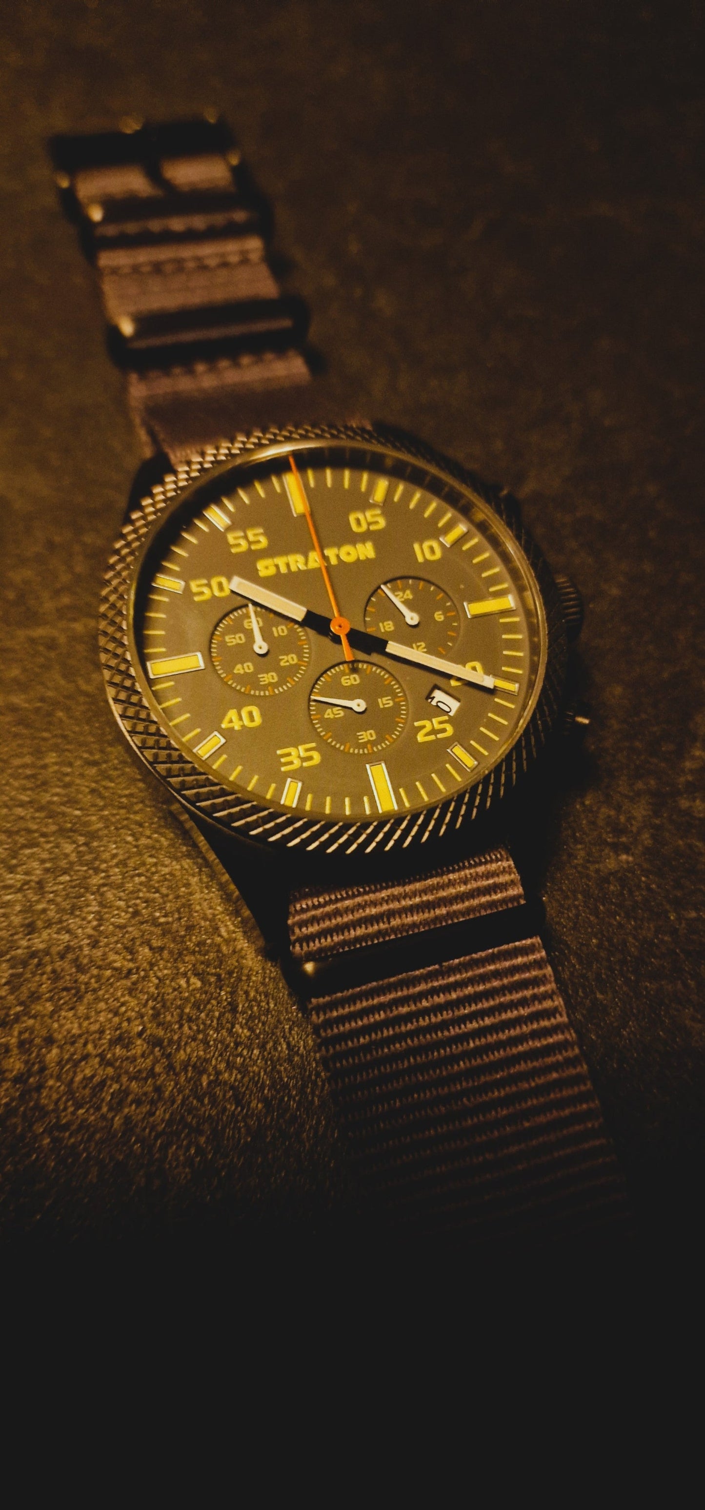 SOLD! - Straton Vintage Driver Chronograph