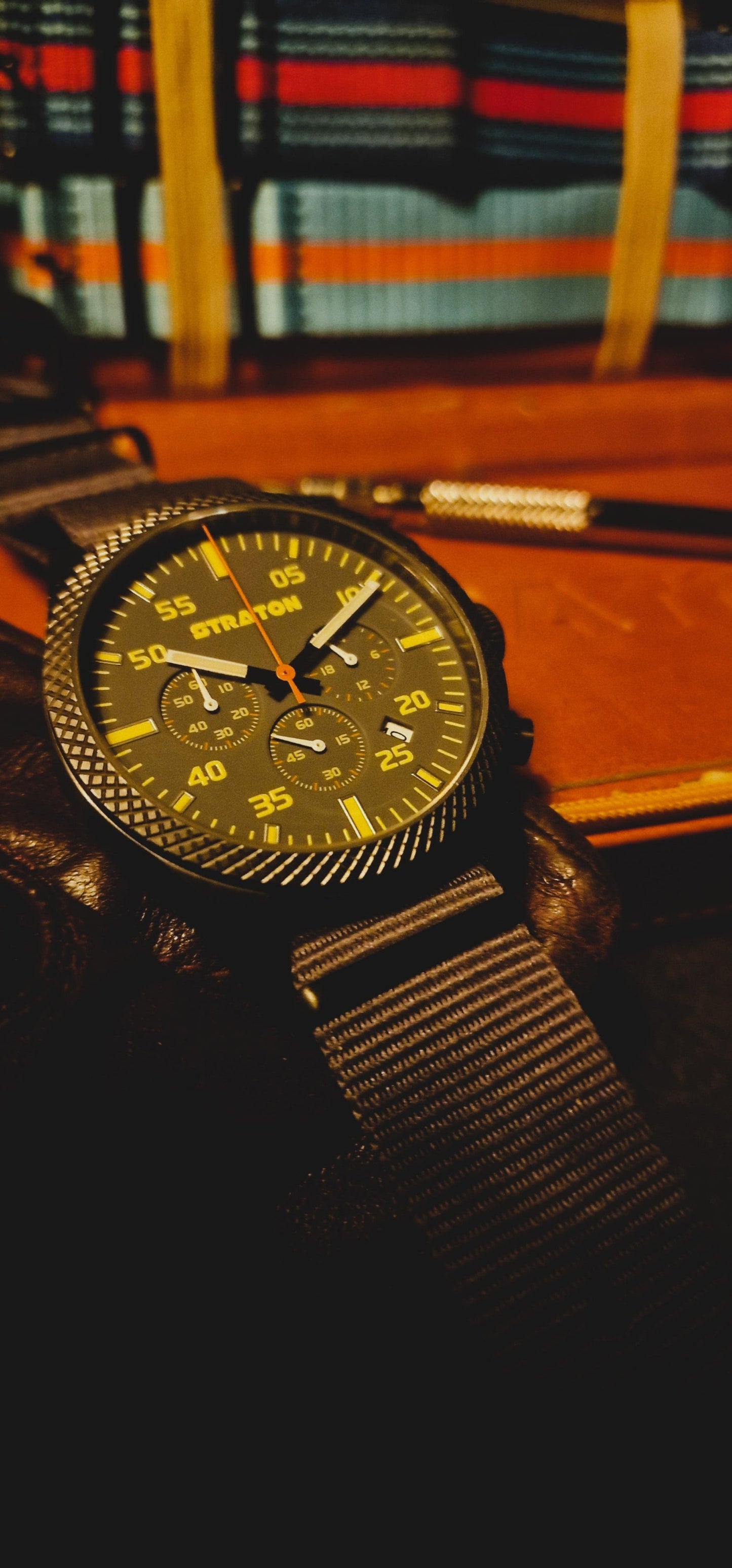 SOLD! - Straton Vintage Driver Chronograph